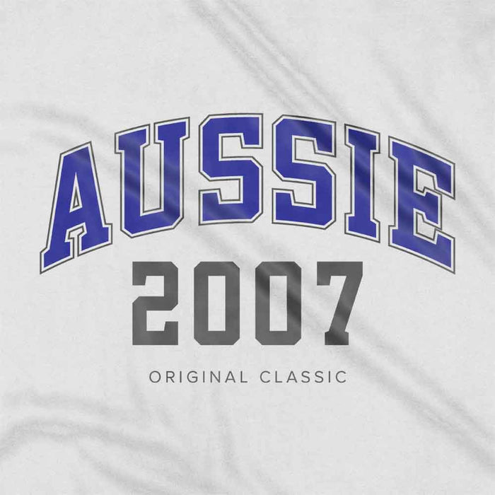 Aussie College Style 18th birthday t-shirt