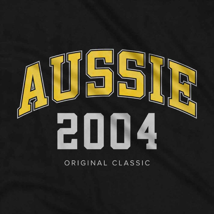 Aussie College Style 21st birthday t-shirt