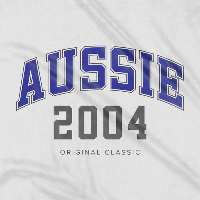 Aussie College Style 21st birthday t-shirt