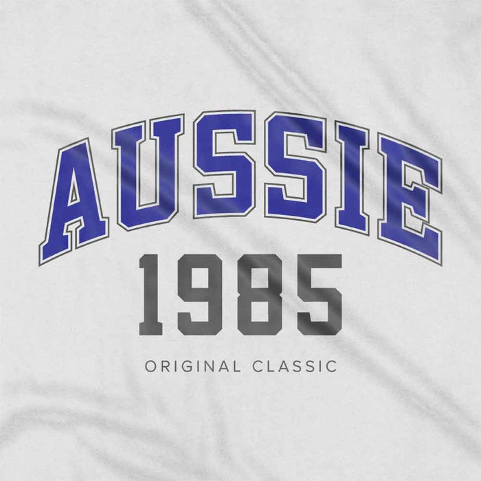 Aussie College Style 40th birthday t-shirt