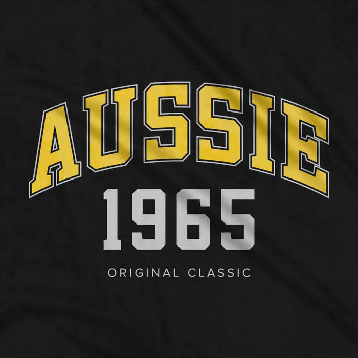 Aussie College Style 60th birthday t-shirt