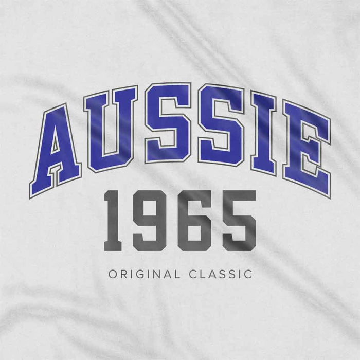 Aussie College Style 60th birthday t-shirt
