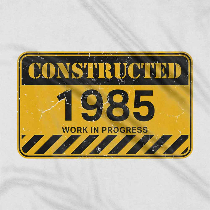 Constructed 40th birthday t-shirt