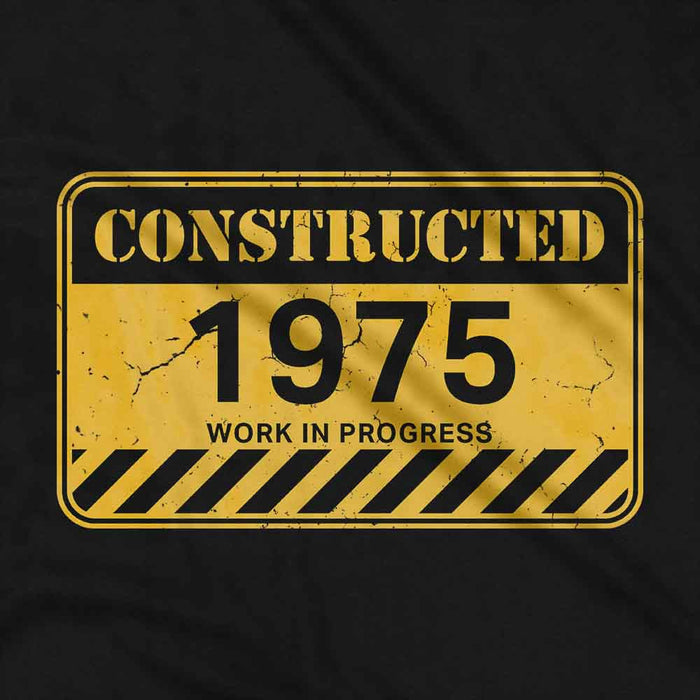 Constructed 50th birthday t-shirt