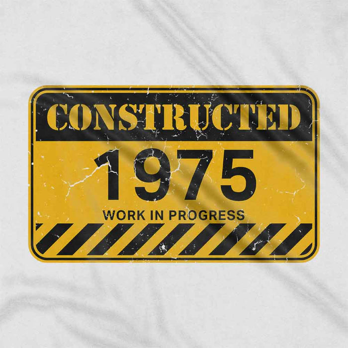 Constructed 50th birthday t-shirt