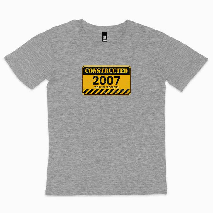 Constructed 18th birthday t-shirt
