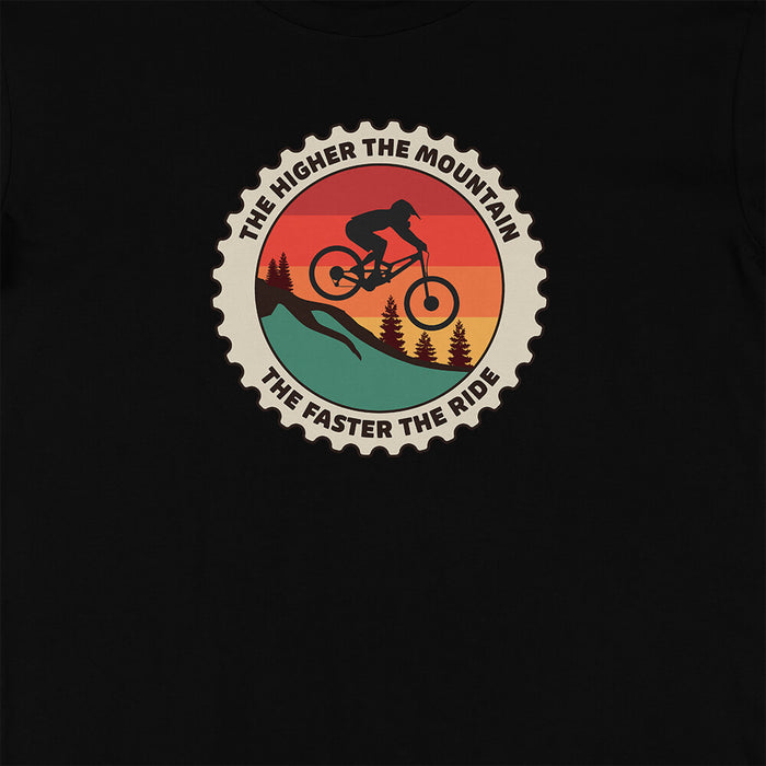 Mountain Bike - Higher the mountain t-shirt