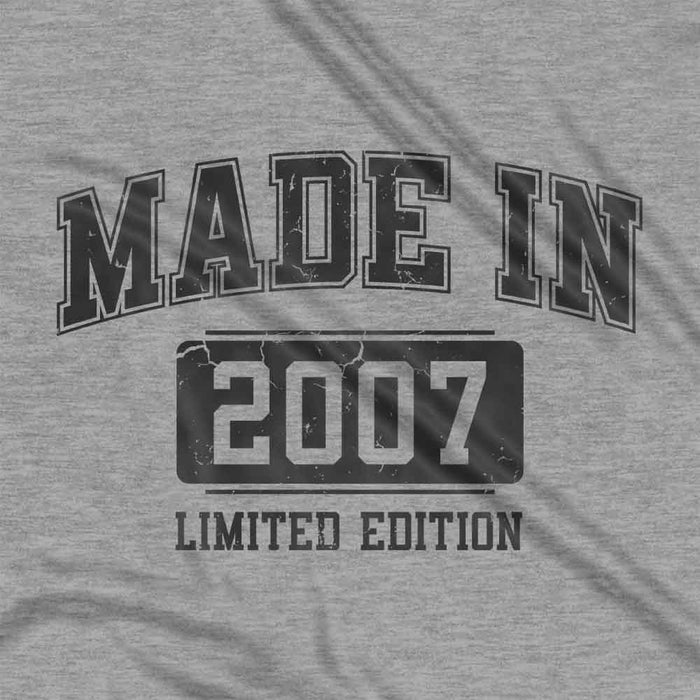 Made In College Style 18th birthday t-shirt