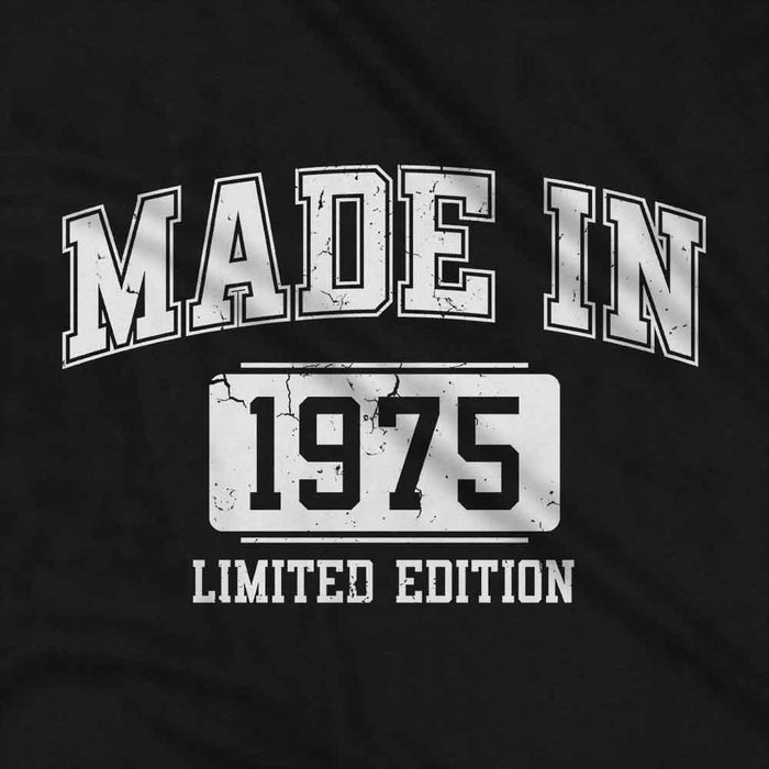 Made In College Style 50th birthday t-shirt