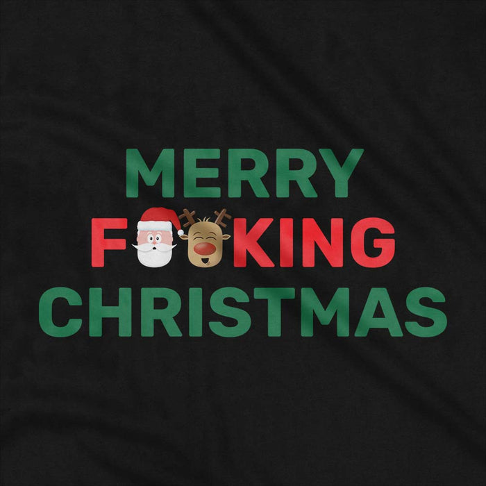 Merry F**king Christmas rude Christmas t-shirt