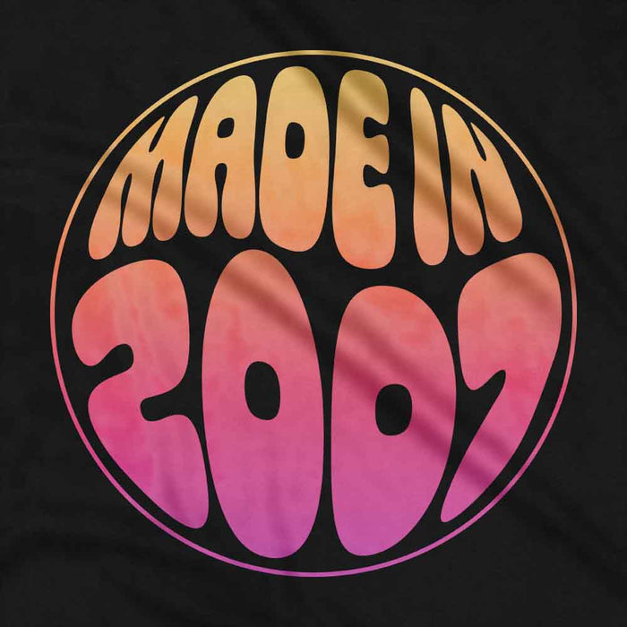 Retro Circle 18th birthday t-shirt