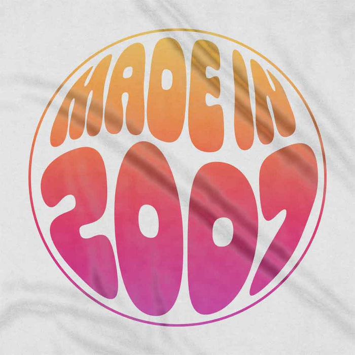 Retro Circle 18th birthday t-shirt