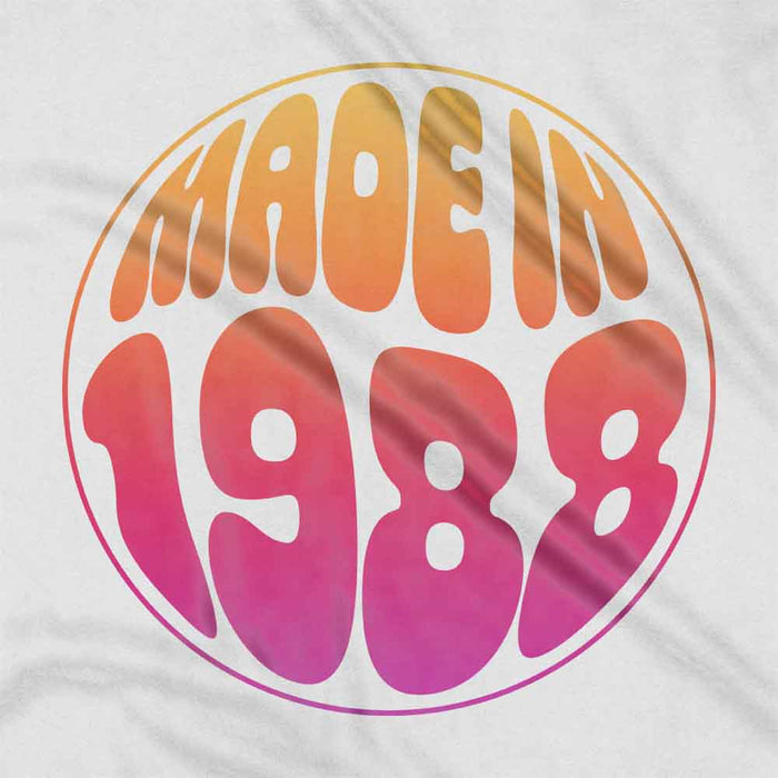 Retro Circle birthday t-shirt